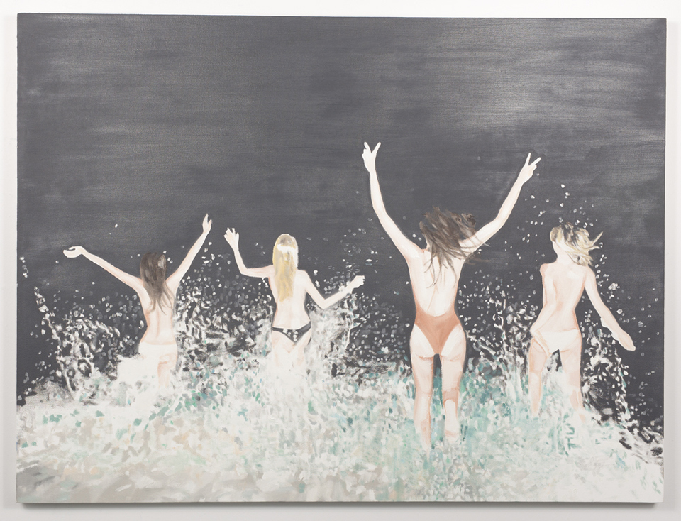Night Swim TIFFANY WOLLMAN 2015 Oil on canvas
