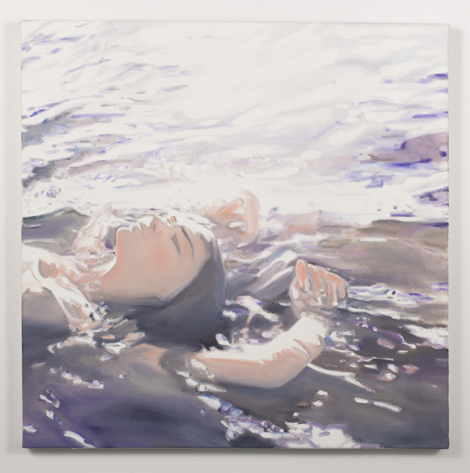 Floating TIFFANY WOLLMAN 2015 Oil on canvas