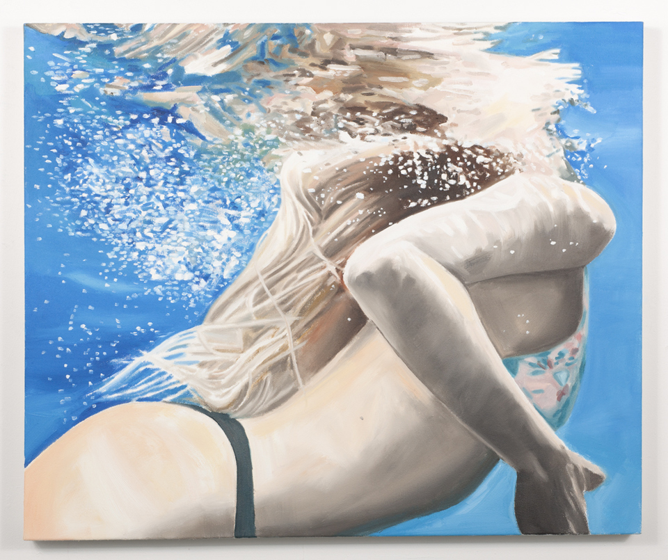 Head Above Water TIFFANY WOLLMAN 2015 Oil on canvas