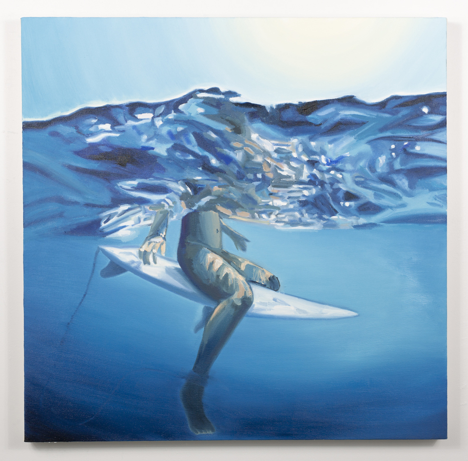 Counting Waves TIFFANY WOLLMAN 2015 Oil on canvas