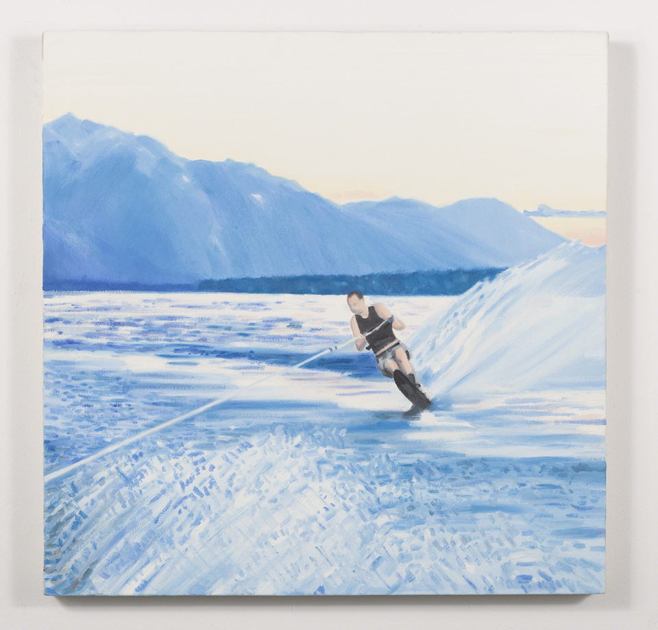 Skiing on Glass TIFFANY WOLLMAN 2015 Oil on canvas