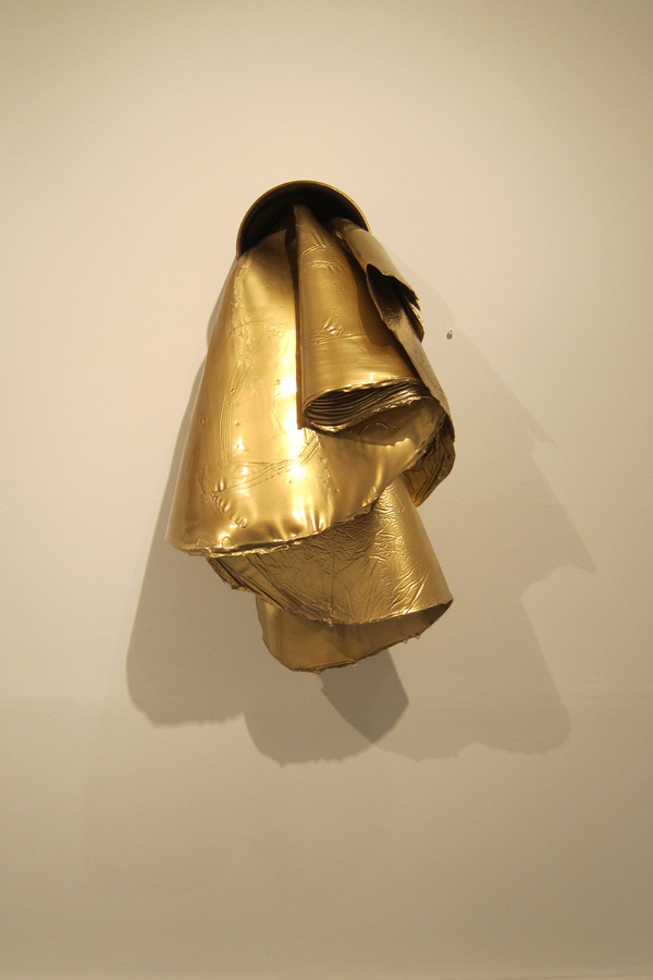 Near Sighted TIFFANY WOLLMAN 2013 Discarded house paint and spray paint in artist constructed and rusted steel pipe