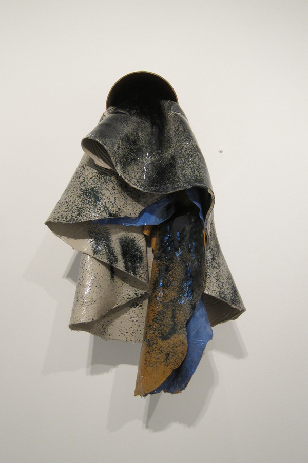 The Gateway TIFFANY WOLLMAN 2013 Discarded house paint, spray paint in artist constructed and rusted steel pipe
