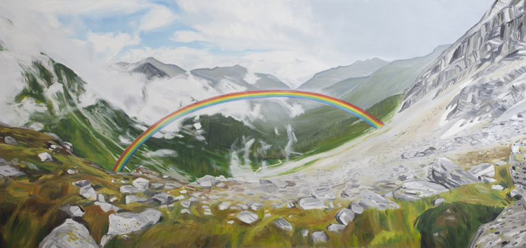 Rainbow Valley TIFFANY WOLLMAN 2016 Oil on canvas