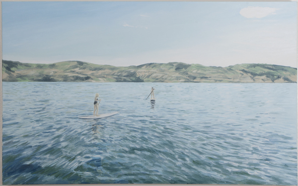 Okanagan Paddleboard TIFFANY WOLLMAN 2016 Oil on canvas