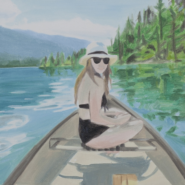 Tiffany (self portrait) TIFFANY WOLLMAN 2016 Oil on canvas