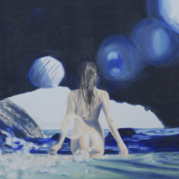 Cliff-lined Beach Dreams TIFFANY WOLLMAN 2017 Oil on canvas