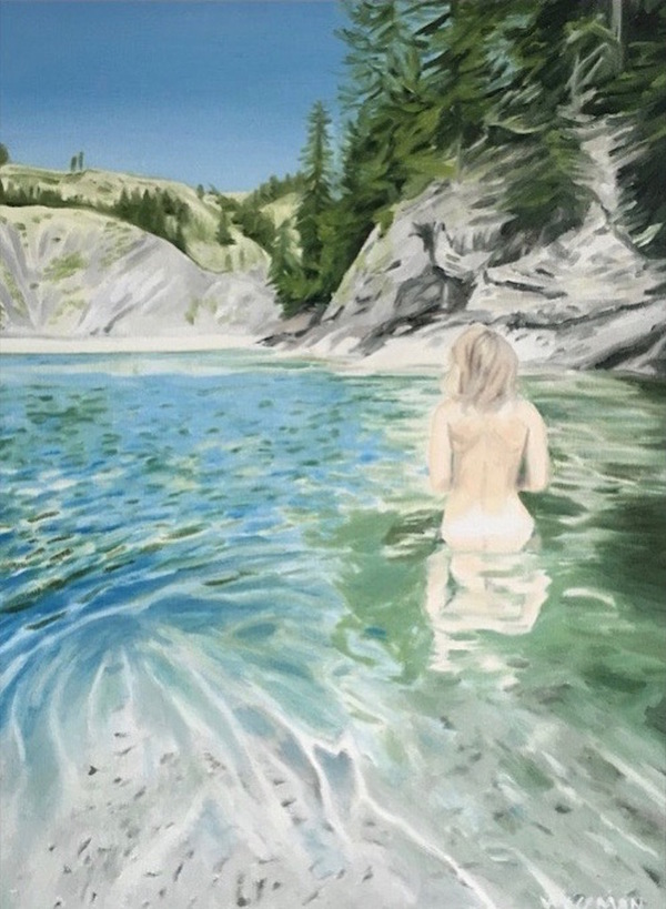 Ghost Lake TIFFANY WOLLMAN 2016 Oil on canvas