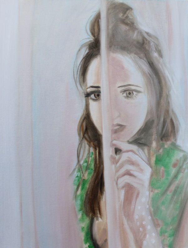 TIFFANY WOLLMAN 2017 Oil on canvas paper TIFFANY WOLLMAN 2017 Oil on canvas paper