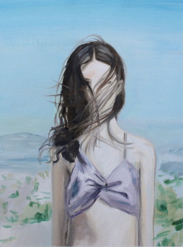 Wind in my face TIFFANY WOLLMAN 2017 Oil on canvas paper