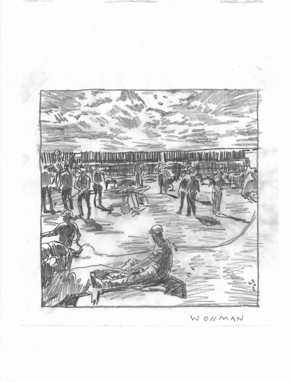 TIFFANY WOLLMAN 2018 Pencil on paper TIFFANY WOLLMAN 2018 Pencil on paper