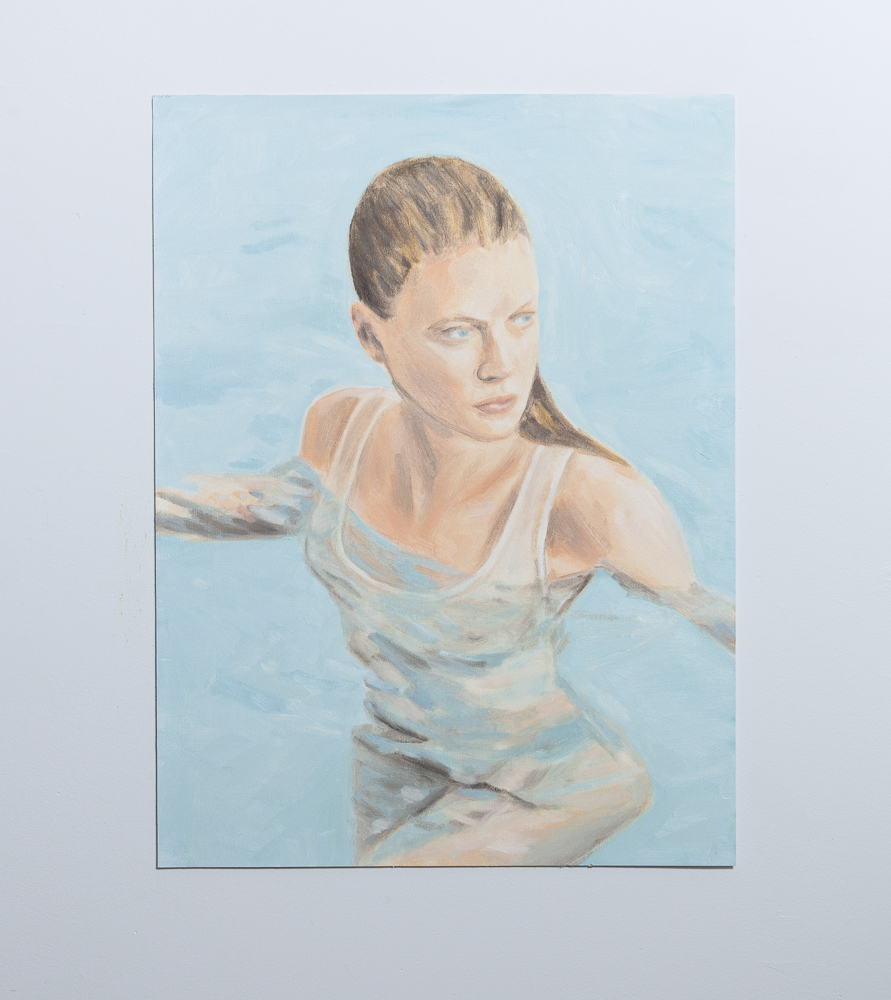 TIFFANY WOLLMAN 2018 Oil on canvas paper TIFFANY WOLLMAN 2018 Oil on canvas paper