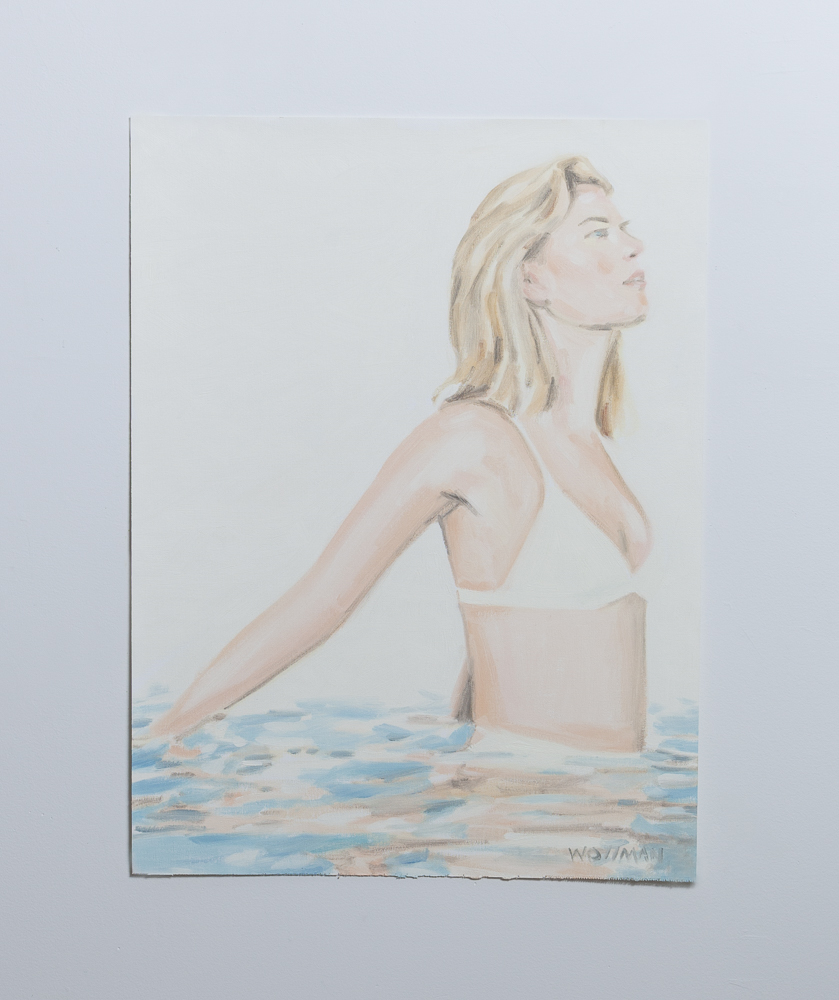 TIFFANY WOLLMAN 2018 Oil on canvas paper TIFFANY WOLLMAN 2018 Oil on canvas paper