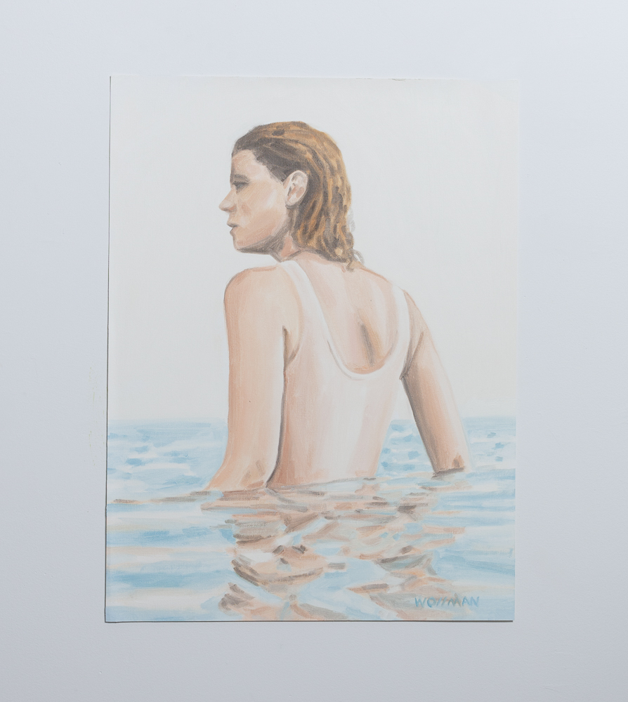 TIFFANY WOLLMAN 2018 Oil on canvas paper TIFFANY WOLLMAN 2018 Oil on canvas paper