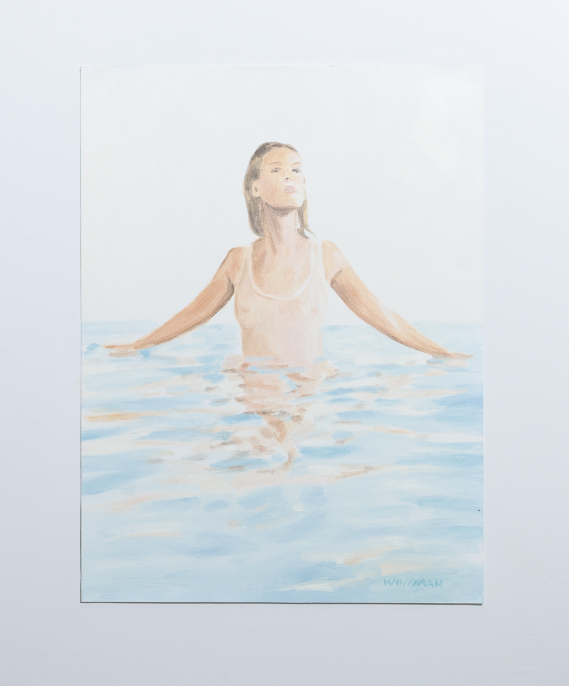TIFFANY WOLLMAN 2018 Oil on canvas paper TIFFANY WOLLMAN 2018 Oil on canvas paper