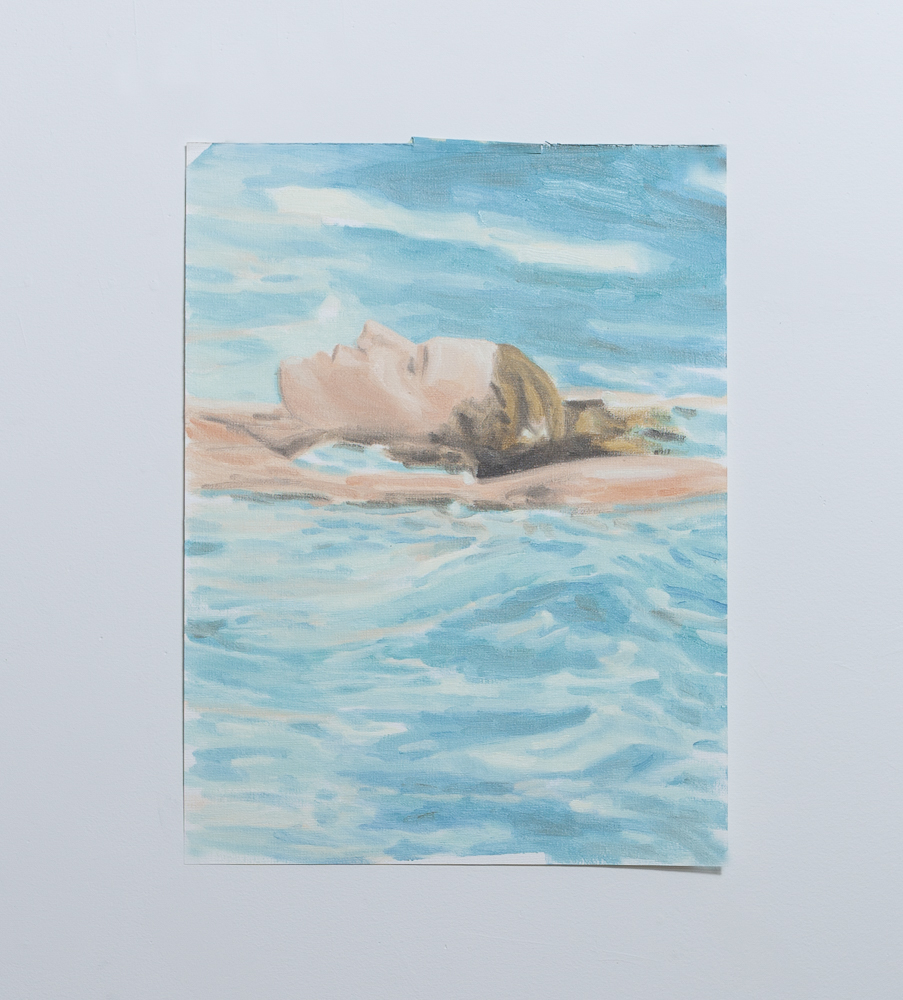 TIFFANY WOLLMAN 2018 Oil on canvas paper TIFFANY WOLLMAN 2018 Oil on canvas paper