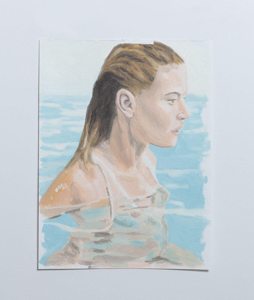 TIFFANY WOLLMAN 2018 Oil on canvas paper TIFFANY WOLLMAN 2018 Oil on canvas paper