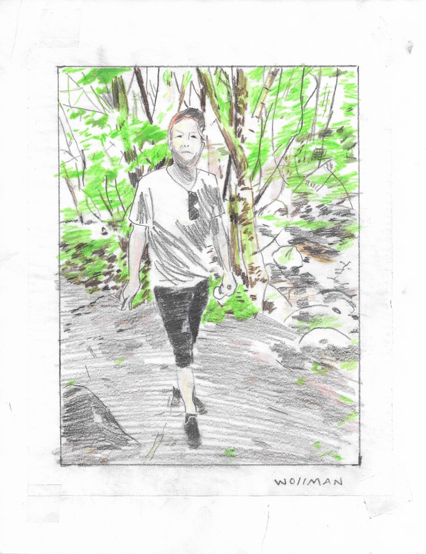 TIFFANY WOLLMAN 2019 Pencil and pencil crayon on paper TIFFANY WOLLMAN 2019 Pencil and pencil crayon on paper