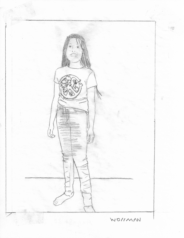 TIFFANY WOLLMAN 2019 Pencil on paper TIFFANY WOLLMAN 2019 Pencil on paper