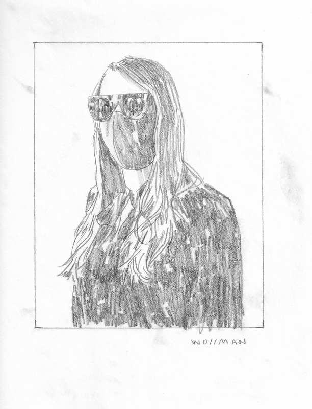 TIFFANY WOLLMAN 2020 Pencil on paper TIFFANY WOLLMAN 2020 Pencil on paper