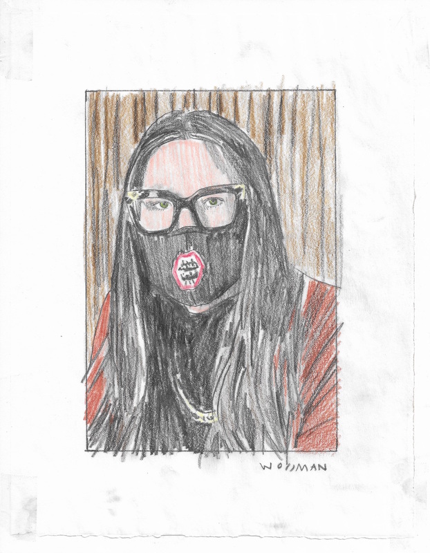 TIFFANY WOLLMAN 2020 Pencil and pencil crayon on paper TIFFANY WOLLMAN 2020 Pencil and pencil crayon on paper