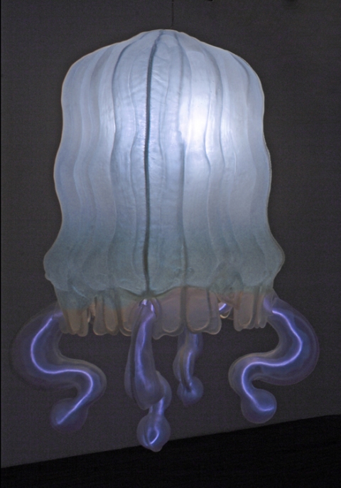 Stheno T i m o t h y H o r n Villa Medusa (2006) Silicone rubber, copper tubing, fiber optics