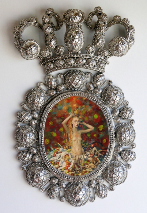 Self Portrait as Peter the great T i m o t h y H o r n ADAA/ The Art Show: Julie Heffernan & Timothy Horn oil on canvas, nickel plated bronze