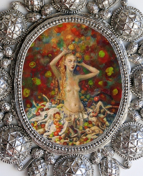 Self Portrait as Peter the great T i m o t h y H o r n ADAA/ The Art Show: Julie Heffernan & Timothy Horn oil on canvas, nickel-plated bronze