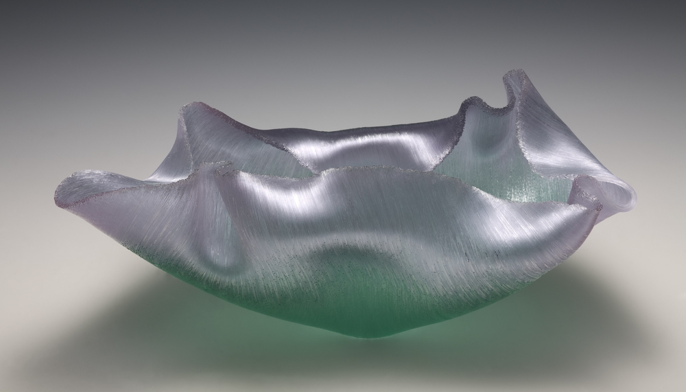Reminiscenza Toots Zynsky Recent Works Filet-de-Verre Fused and thermo formed colored glass threads