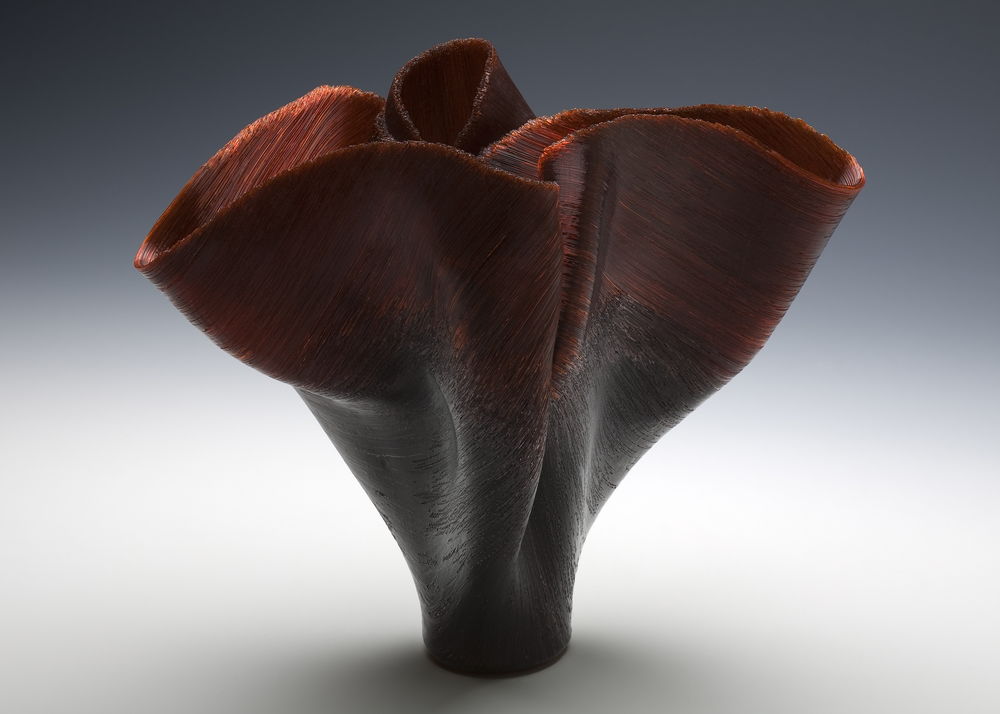 Imbrogliare Toots Zynsky Recent Works Filet-de-Verre Fused and thermo formed colored glass threads