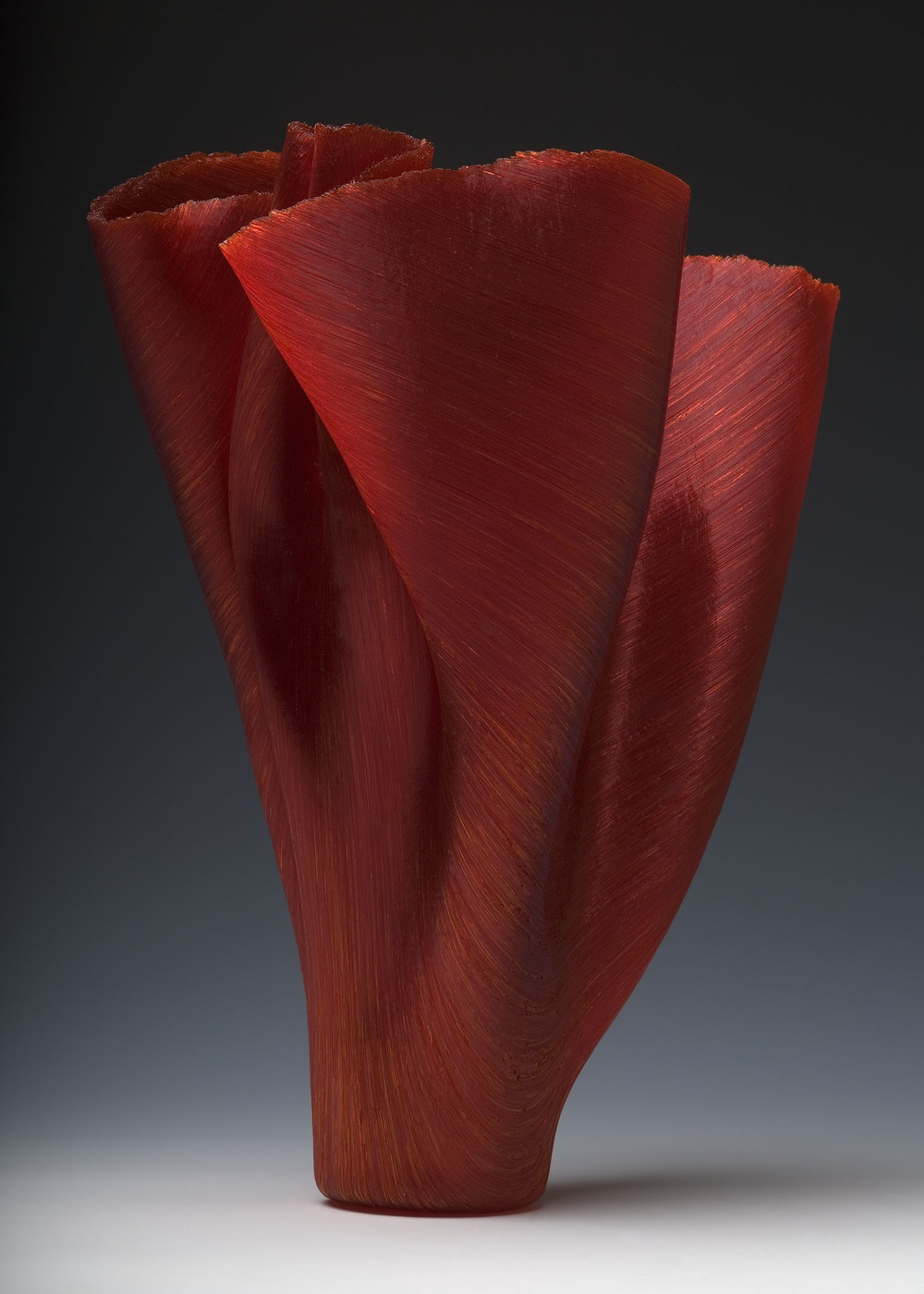 Cima Toots Zynsky Recent Works Filet-de-Verre Fused and thermo formed colored glass threads
