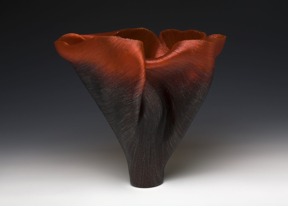 Funambola Toots Zynsky Recent Works Filet-de-Verre Fused and thermo formed colored glass threads