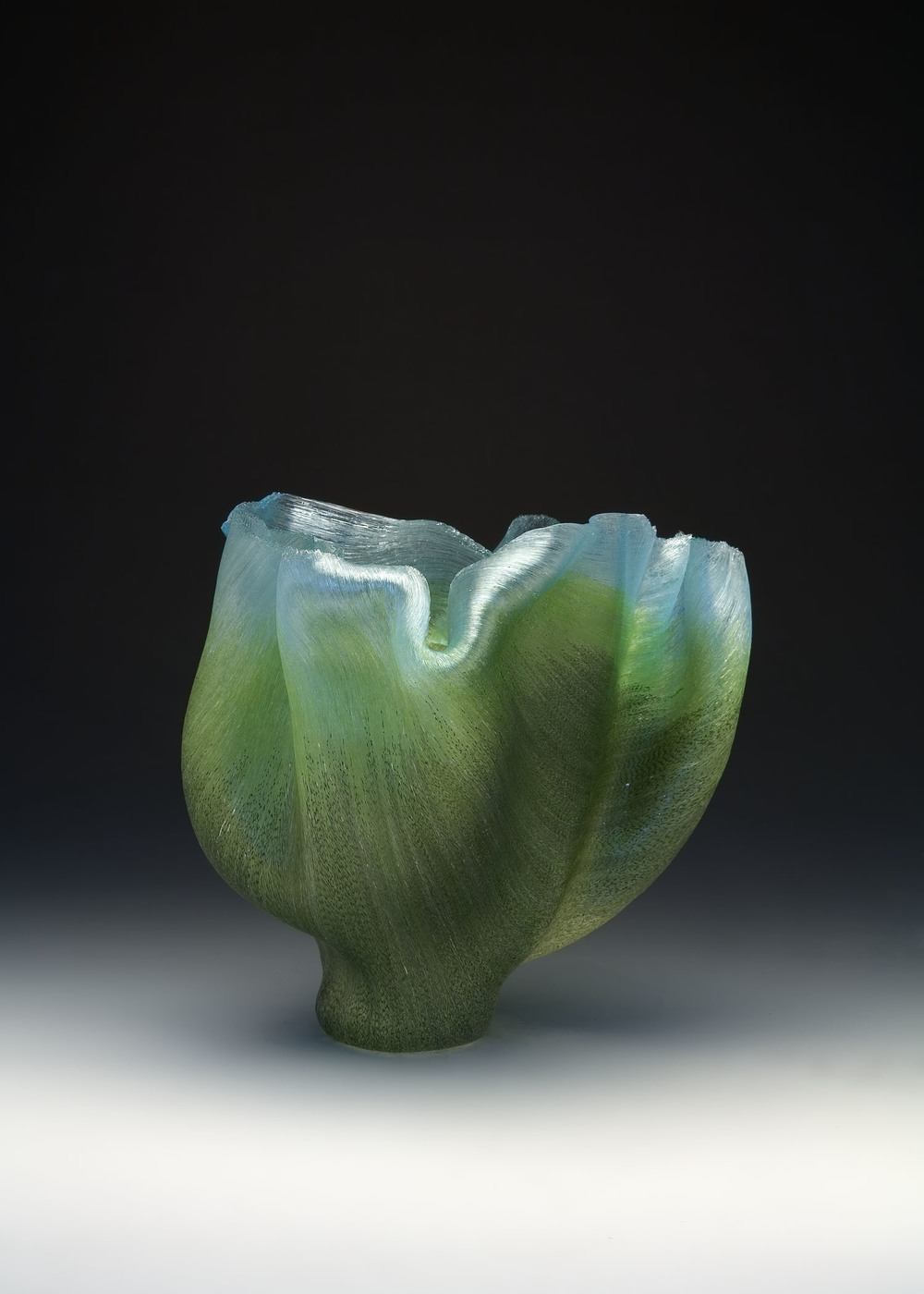 Arruffato Mizimah Toots Zynsky Recent Works Filet-de-Verre Fused and thermo formed colored glass threads