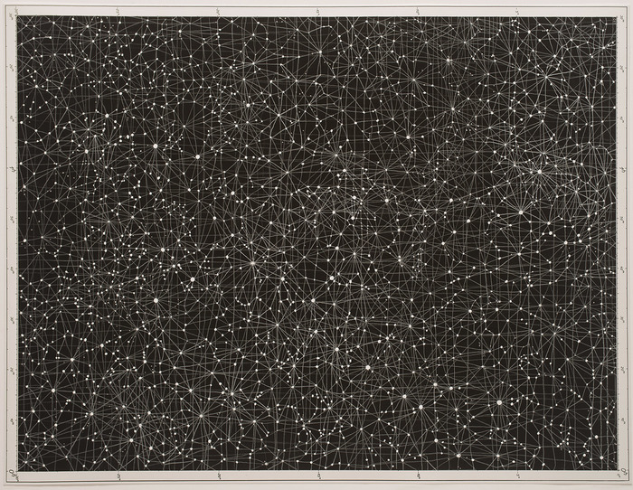 Weave 2 Light Pattern pencil, acrylic, digital ink