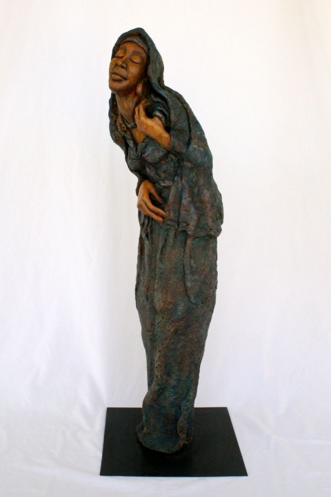 ZUNA "Abundance" North African Series #1 clay with acrylic stains