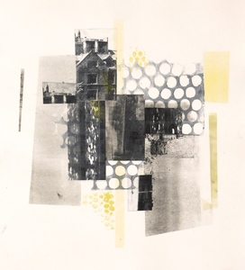 Under Construction Mitchell Visoky Monotypes Monotype on paper