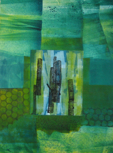 Floating Sticks Mitchell Visoky Monotypes Monotype