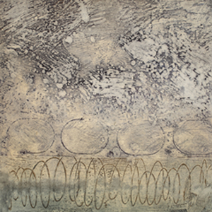 Going East Mitchell Visoky Monotypes Collograph