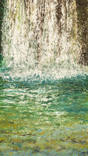 Manoa, No. 8 Waterfalls ink monotype on paper