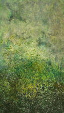 Manoa, No. 10 Waterfalls ink monotype on paper