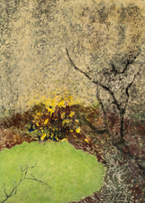 2014, No. 16 Nature-based Abstraction mixed media on paper