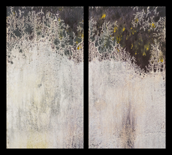 Waterfalls Diptych, No. 12 Waterfall Diptychs ink monotype on paper