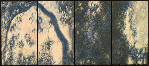 Peach Tree Shadows, No. 13 Peach Tree Shadows monotype with gouache on paper