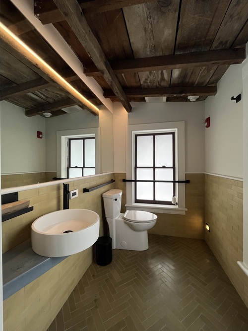 ALAN BAER ARCHITECT TRANSART, Kingston, NY First Floor Bathroom