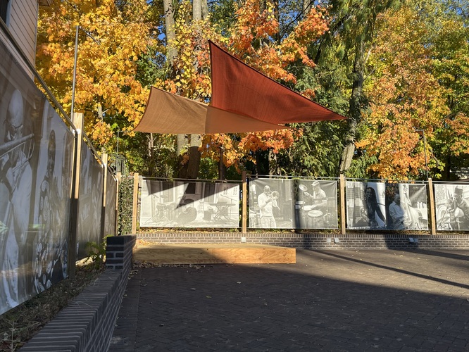 ALAN BAER ARCHITECT TRANSART, Kingston, NY Parking Area + Outdoor Room