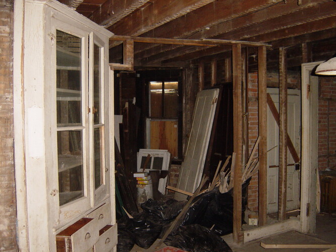 ALAN BAER ARCHITECT TRANSART, Kingston, NY Condition of House Before Restoration