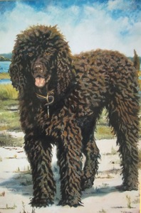 Aleta Brisbane Heisig Dog Portraits Oil on Canvas