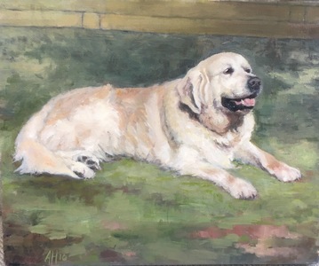 Aleta Brisbane Heisig Dog Portraits Oil on Linen