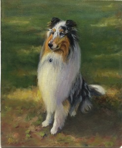 Aleta Brisbane Heisig Dog Portraits Oil on Linen