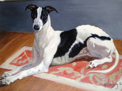 Aleta Brisbane Heisig Dog Portraits Oil on Linen